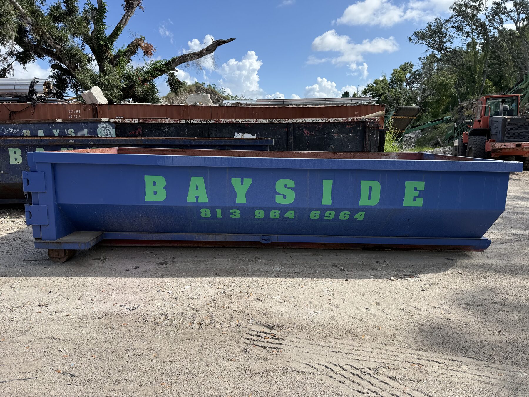 10 yard roll off dumpster Tampa Bay
